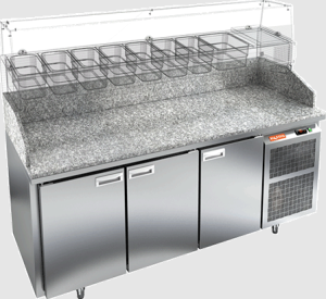 Стол холодильный HiCold PZ3-111/GN