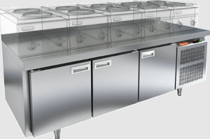 Стол холодильный HiCold GN 111/TN LT