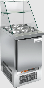 Стол холодильный HiCold SLE3-1GN высокое стекло