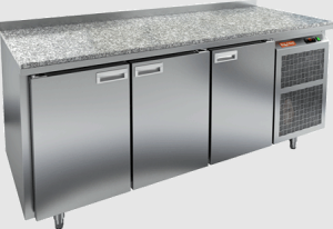 Стол холодильный HiCold GN 111/TN Камень