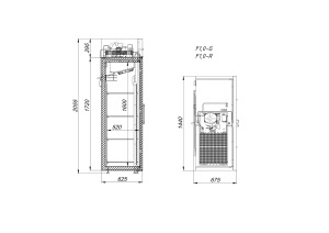 Шкаф морозильный Arkto F1.0-S