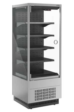 Горка холодильная Carboma FC20-07 VM 0,7-1 LIGHT фронт X0 9006-9005 (версия 2.0)