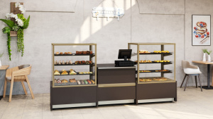 Витрина нейтральная Carboma KC70 N 1,3-1 LIGHT 0102-0109 (1,3 Cube)