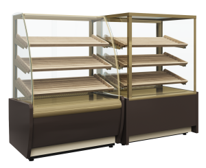Витрина хлебная Carboma K70 N 0,9-1 LIGHT Bread 0012-0109 (со стеклом)